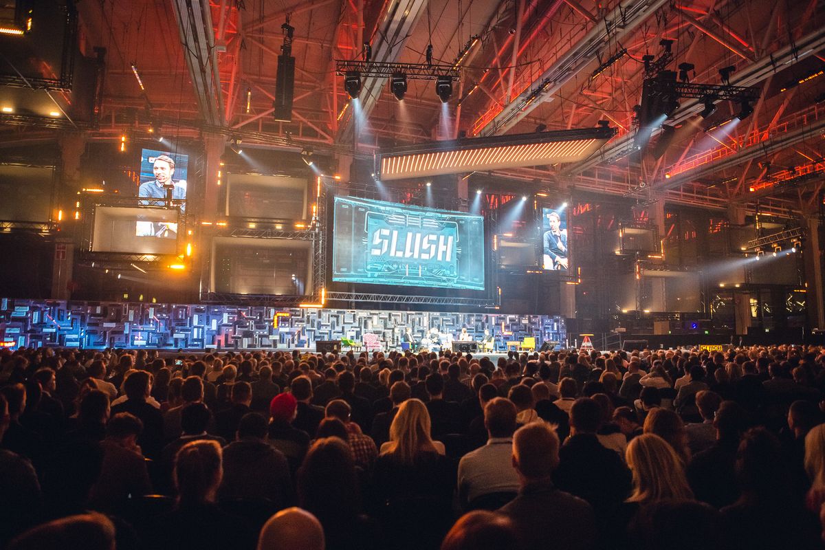The people representing onstage Iceland at Slush 2016